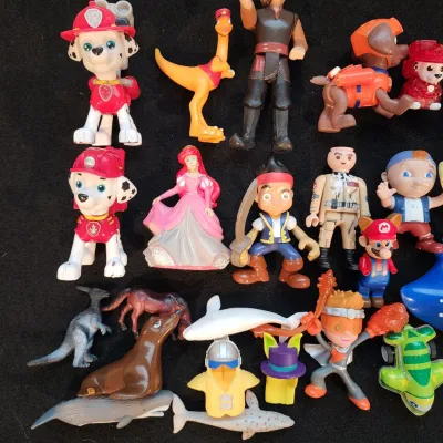 Action Figure Lot Paw Patrol Lego Mario Luigi