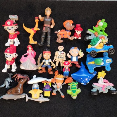 Action Figure Lot Paw Patrol Lego Mario Luigi