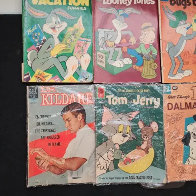 Rare Looney Tunes Cartoon Comics Lot Golden Age Bugs Bunny Looney Tunes1950s