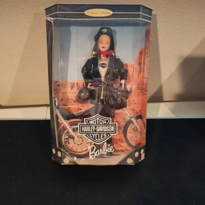 Vintage Harley Davidson Barbie Doll Collector Edition Mattel 22256 New NRFB