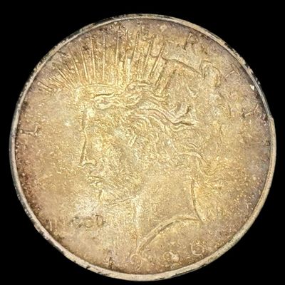 Sale Photo Thumbnail #77: This 1926-S Peace dollar is not graded. The silver content is 90%. [PM]