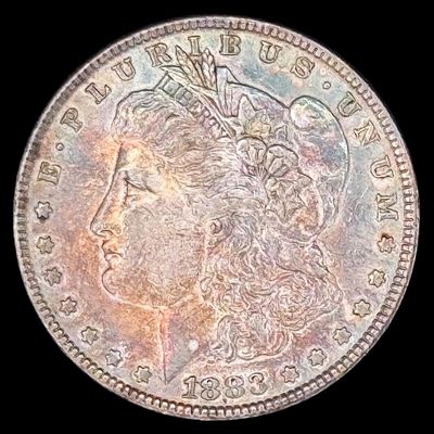 Sale Photo Thumbnail #80: This 1883 Morgan dollar is not graded. The silver content is 90%. [PM]