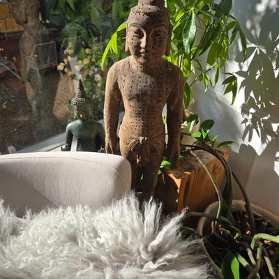 Sale Photo Thumbnail #13: Antique acupuncture learning/ teaching statue