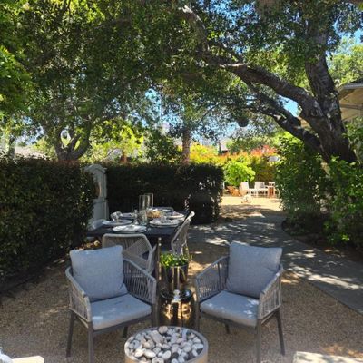 Sale Photo Thumbnail #25: Grey ribbon outdoor chairs NOW $89 each