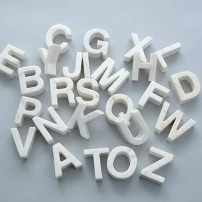 Sale Photo Thumbnail #31: marble letters reduced from $18 NOW = $8 each