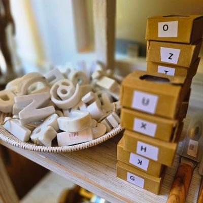 Sale Photo Thumbnail #52: MARBLE LETTERS $8 EACH 