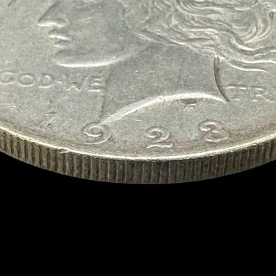 Sale Photo Thumbnail #171: This 1923 Peace dollar is not graded. The silver content is 90%. [PM]