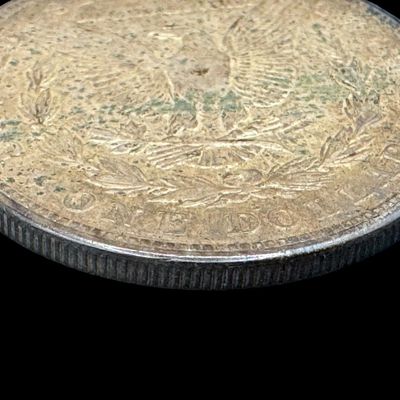 Sale Photo Thumbnail #175: This 1921-S Morgan dollar is not graded. The silver content is 90%. [PM]