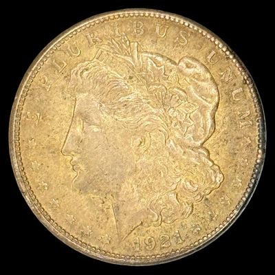 Sale Photo Thumbnail #172: This 1921-S Morgan dollar is not graded. The silver content is 90%. [PM]