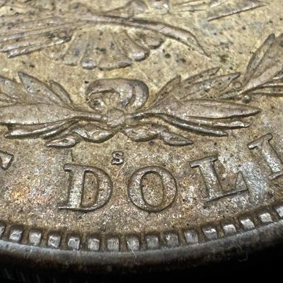 Sale Photo Thumbnail #174: This 1921-S Morgan dollar is not graded. The silver content is 90%. [PM]