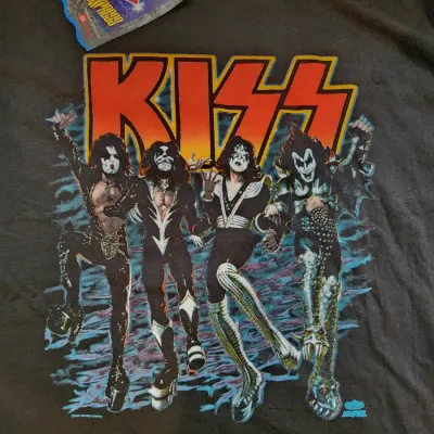 NOS w/ Tags KISS Band Tour T Shirt Size XL Brand New