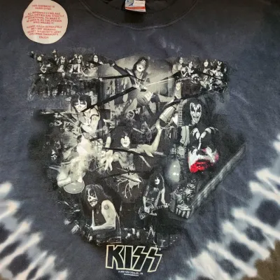 Vintage KISS Authentic Rock Concert Tour Shirt | New Old Stock