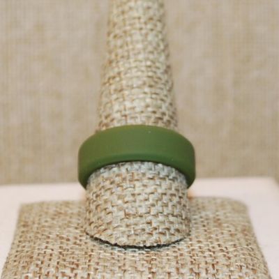 Size 11½ Hunter Green ALL RUBBER Ring (1.5g)