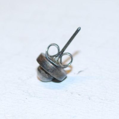 Vintage Pearl-Style SINGLE Earring ½" Long with Stud Clasp