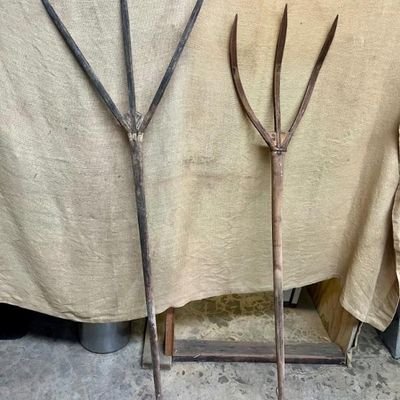 Sale Photo Thumbnail #28: Antique German Hay Forks