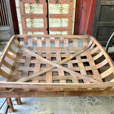 Sale Photo Thumbnail #37: Vintage Tobacco Basket