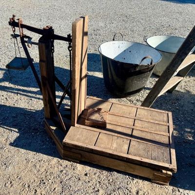 Sale Photo Thumbnail #38: Vintage Potato Scale