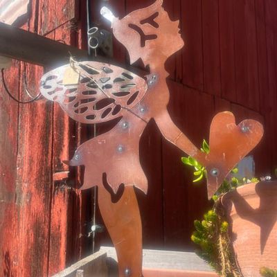 Sale Photo Thumbnail #64: Metal Yard Art Fairy
