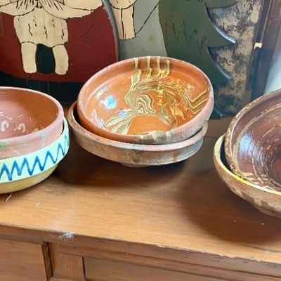 Sale Photo Thumbnail #73: Antique Decorative Ceramic Bowls