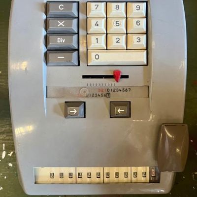 Sale Photo Thumbnail #80: Vintage Bohn Contex Adding Machine
