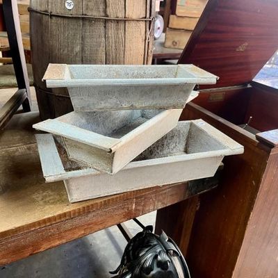 Sale Photo Thumbnail #82: Vintage Zinc Troughs