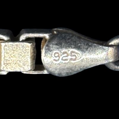 Sale Photo Thumbnail #240: This includes a necklace and a bracelet, both with a satin finish. The longest is 17 inches long. The total weight is 47.25 grams. [RS]