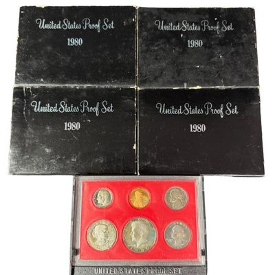 Sale Photo Thumbnail #243: Includes five sets from 1980. [PM]