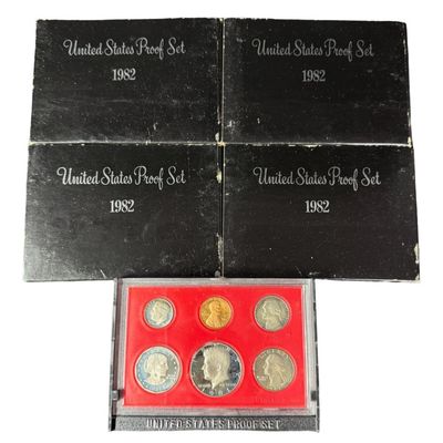 Sale Photo Thumbnail #246: Includes one set from 1981, and four sets from 1982. Total of five sets. [PM]