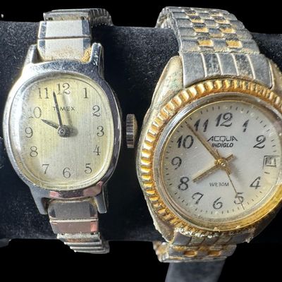 Sale Photo Thumbnail #262: Includes Westclox, Vulcain, Timex, Helbros, Collezio, and more. Total of 11 pieces. Not tested. [PM]