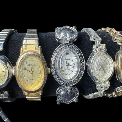 Sale Photo Thumbnail #257: Includes Westclox, Vulcain, Timex, Helbros, Collezio, and more. Total of 11 pieces. Not tested. [PM]