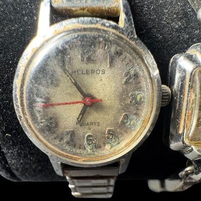 Sale Photo Thumbnail #264: Includes Westclox, Vulcain, Timex, Helbros, Collezio, and more. Total of 11 pieces. Not tested. [PM]