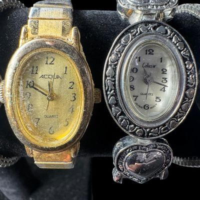 Sale Photo Thumbnail #260: Includes Westclox, Vulcain, Timex, Helbros, Collezio, and more. Total of 11 pieces. Not tested. [PM]