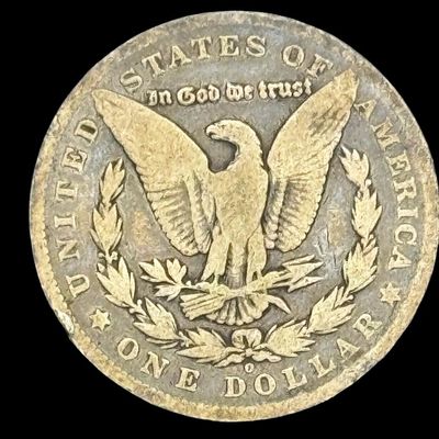 Sale Photo Thumbnail #375: This 1880-O Morgan is not graded. The silver content is 90%. [PM]