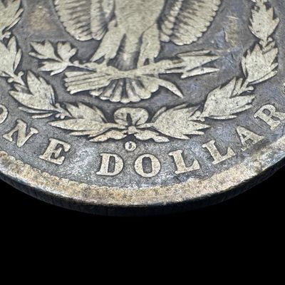 Sale Photo Thumbnail #376: This 1880-O Morgan is not graded. The silver content is 90%. [PM]