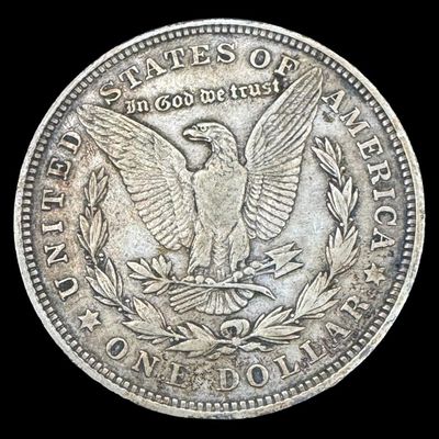 Sale Photo Thumbnail #419: This 1921-D Morgan is not graded. The silver content is 90%. [PM]