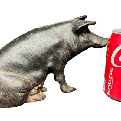 Sale Photo Thumbnail #460: This has a dark patinated finish. It measures 5.5 inches high. [AG]