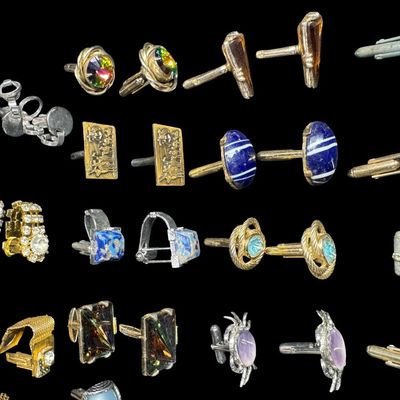 Sale Photo Thumbnail #490: Includes cufflinks, tie bars, and more. Total of 100+ pieces. [PM]