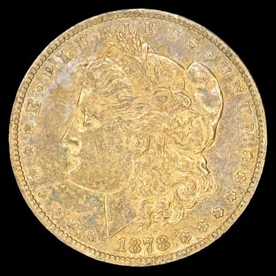 Sale Photo Thumbnail #496: This 1878-S Morgan is not graded. The silver content is 90%. [PM]