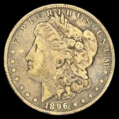 Sale Photo Thumbnail #541: This 1896 Morgan is not graded. The silver content is 90%. [PM]