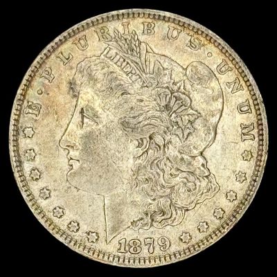 Sale Photo Thumbnail #544: This 1879 Morgan is not graded. The silver content is 90%. [PM]