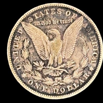 Sale Photo Thumbnail #548: This 1904 Morgan is not graded. The silver content is 90%. [PM]