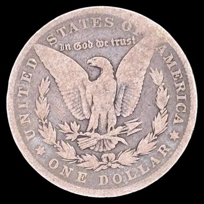 Sale Photo Thumbnail #597: This 1879 Morgan is not graded. The silver content is 90%. [PM]