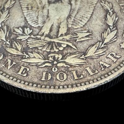 Sale Photo Thumbnail #621: This 1890-O Morgan is not graded. The silver content is 90%. [PM]