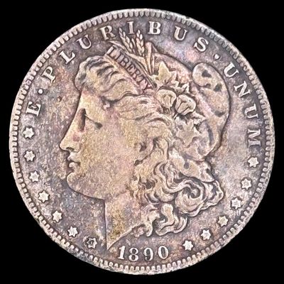 Sale Photo Thumbnail #619: This 1890-O Morgan is not graded. The silver content is 90%. [PM]