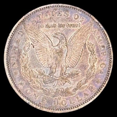 Sale Photo Thumbnail #624: This 1890-S Morgan is not graded. The silver content is 90%. [PM]