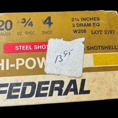 Sale Photo Thumbnail #659: Total of 100, 2 3/4”, 20-gauge shells. **NO SHIPPING ON AMMUNITION.** [LG]