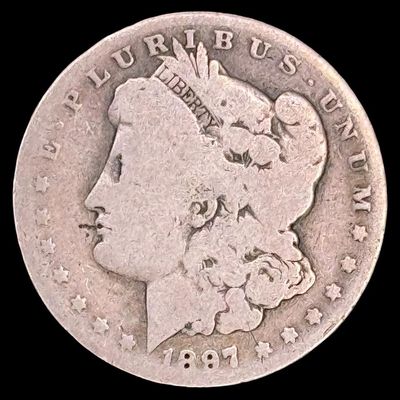 Sale Photo Thumbnail #665: This 1897-O Morgan is not graded. The silver content is 90%. [PM]
