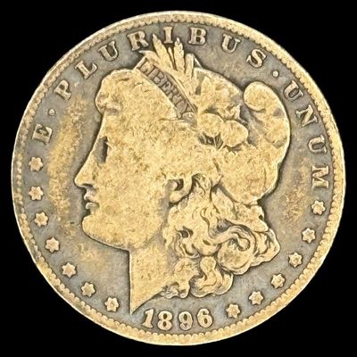 Sale Photo Thumbnail #672: This 1896-O Morgan is not graded. The silver content is 90%. [PM]