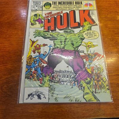 Incredible Hulk Vol. 1 Issue 278 12/01/1982
