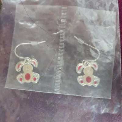 Small Floppy Thin Earrings New in Packaging